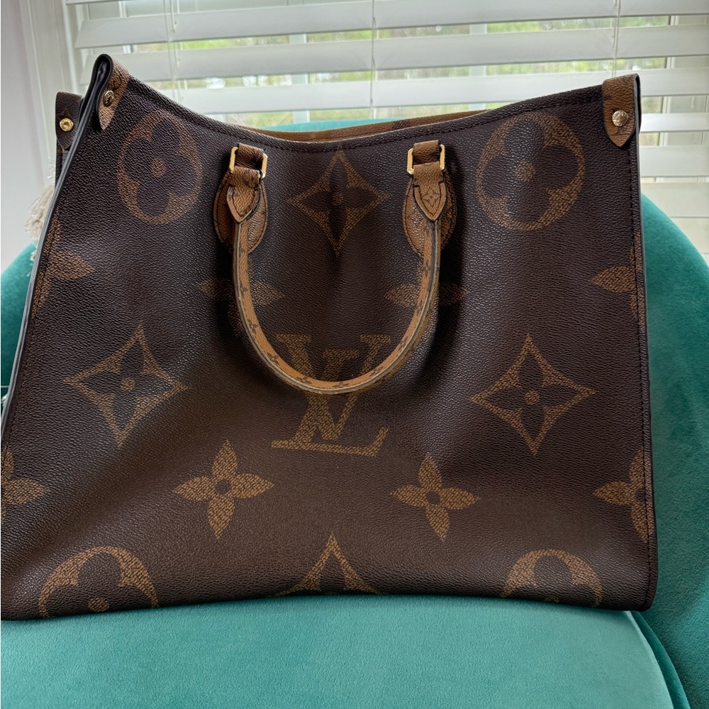 Louis Vuitton Brown Monogram Tote Bag